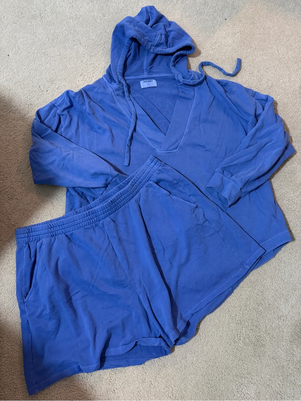 Cozy Blue Hooded Lounge Set - Women’s xxl OLD NAVY - nwot